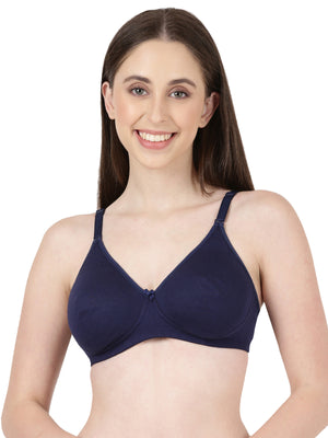 Buy_Blossom_Quill_Soft_Bra_cotton_polyester_t-shirt_bra_navy_blue