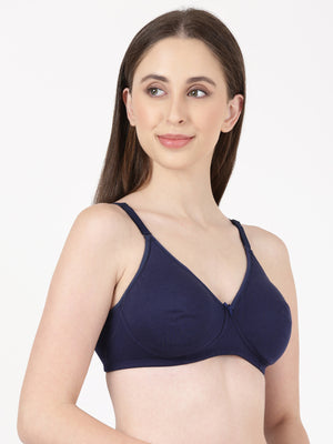 Buy_Blossom_Quill_Soft_Bra_cotton_polyester_t-shirt_bra_navy_blue