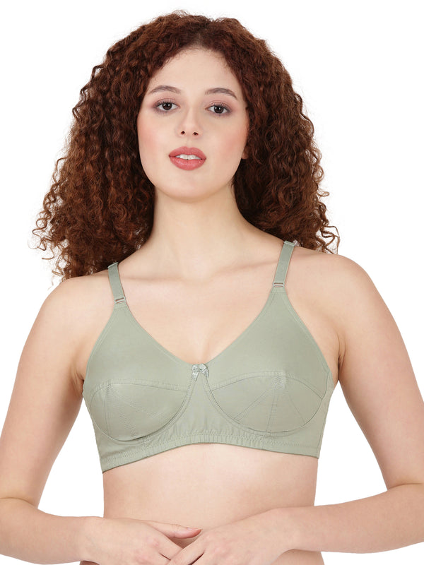 Pretty Plus Bra - Plus-Size Full-Coverage Bra with Stretch Cotton & Reinforced Support