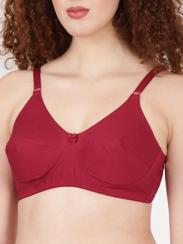 Pretty Plus Bra - Plus-Size Full-Coverage Bra with Stretch Cotton & Reinforced Support