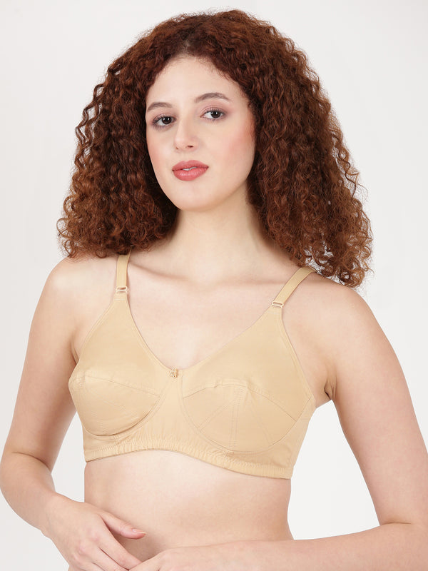 Pretty Plus Bra - Plus-Size Full-Coverage Bra with Stretch Cotton & Reinforced Support