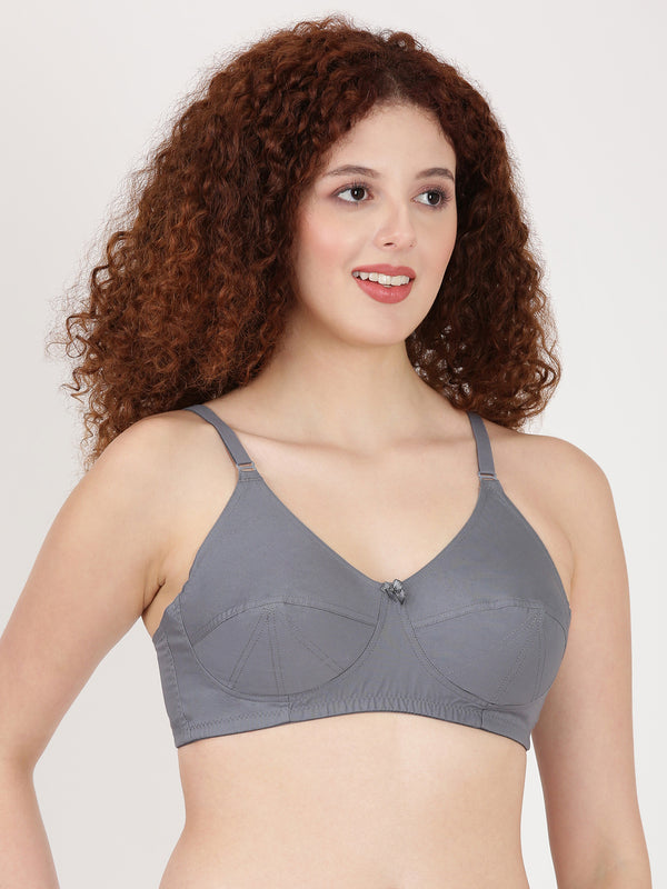 Pretty Plus Bra - Plus-Size Full-Coverage Bra with Stretch Cotton & Reinforced Support