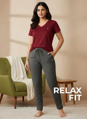 Buy_Blossom_Relax_Fit_cotton_adjustable_straps_side_pockets_Charcoal-Melange