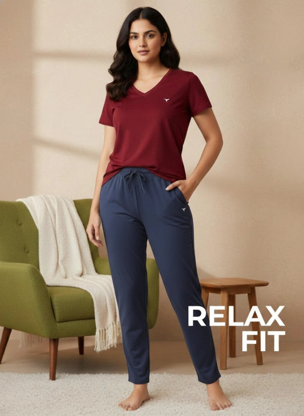 Buy_Blossom_Relax_Fit_cotton_adjustable_straps_side_pockets_Navy-Blue