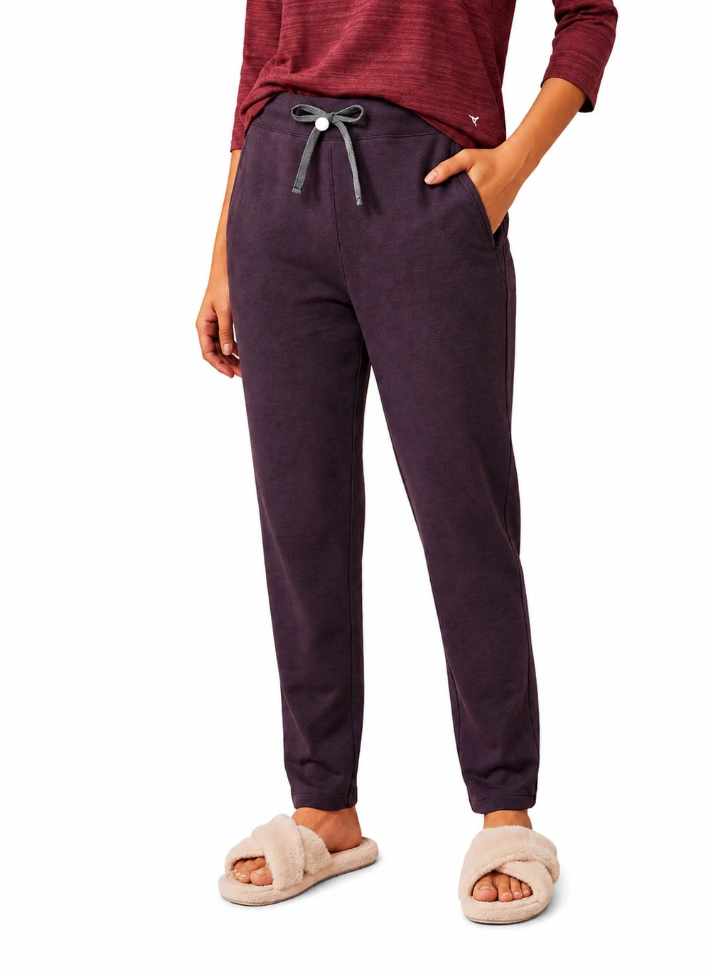 BL LW B 14 - Relaxed Fit Lounge Pants with Adjustable Drawstring, Elastic Waist & Side Pockets