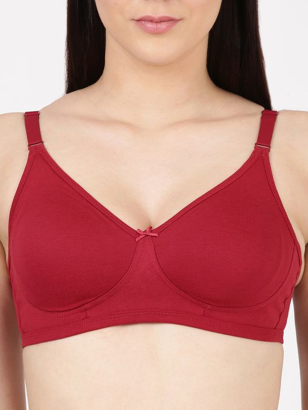 Buy_Blossom_Ringlet_Bra_t-shirt_side_support_bra_cotton_polyester_fabric_red_wine
