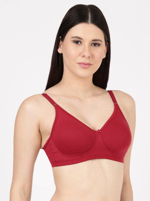 Buy_Blossom_Ringlet_Bra_t-shirt_side_support_bra_cotton_polyester_fabric_red_wine