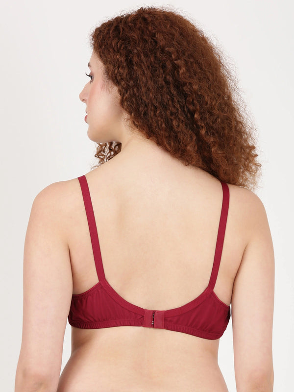 Buy_Blossom_Saree_Bra_cotton_U-Back_design_tailored_saree_blouse_maroon