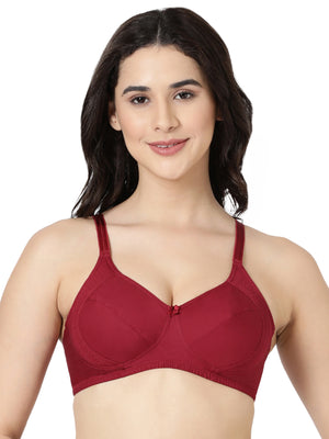 Buy_Blossom_Side_Shaper_Bra_woven_cotton_U-Back_design_maroon