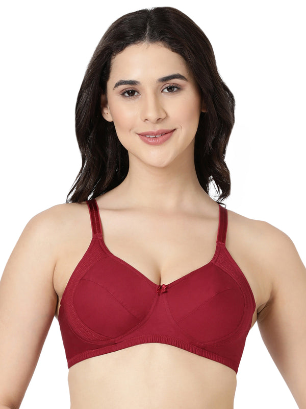 Buy_Blossom_Side_Shaper_Bra_woven_cotton_U-Back_design_maroon