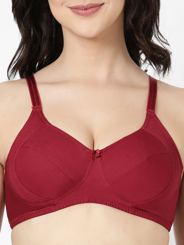 Buy_Blossom_Side_Shaper_Bra_woven_cotton_U-Back_design_maroon