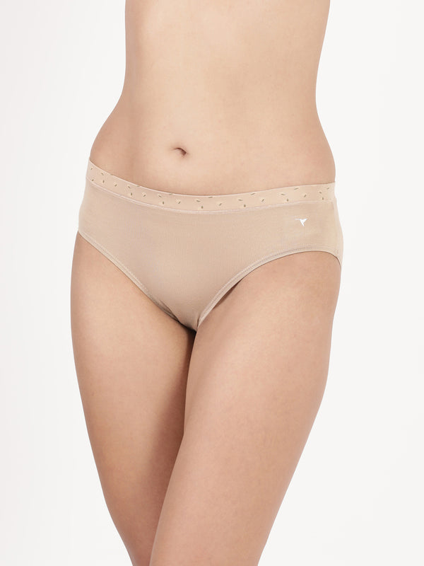 Oxy Soft Panty - Soft Modal Full-Coverage Panty with Seamless Fit, Covered Waistband Pack Of 2