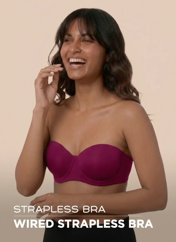 Buy_Blossom_Strapless_Bra_medium_padded_Bra_Demi_cup_Padded_Bra_PICKLE_BEET_01