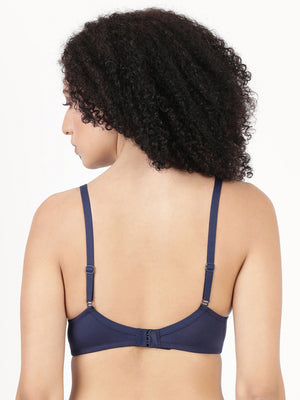 Fabulous Pad - Soft Polyester Underwire Bra With Seamless Molded Cups