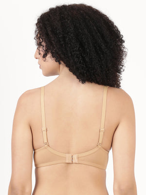 Fabulous Pad - Soft Polyester Underwire Bra With Seamless Molded Cups