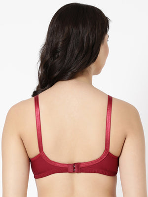 Buy_Blossom_Up_Lift_Bra_cotton_U-Back_design_double_layered_cups_maroon