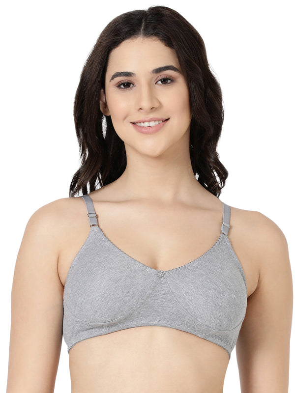 Buy_Blossom_Victorious_Bra_Knitted_t-shirt_cotton_polyester_green_melange