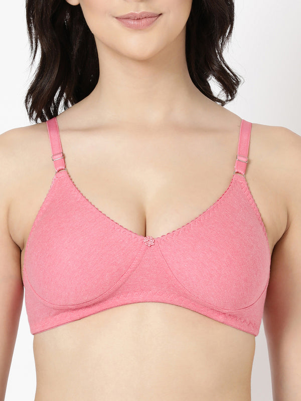Buy_Blossom_Victorious_Bra_Knitted_t-shirt_cotton_polyester_peach_melange_