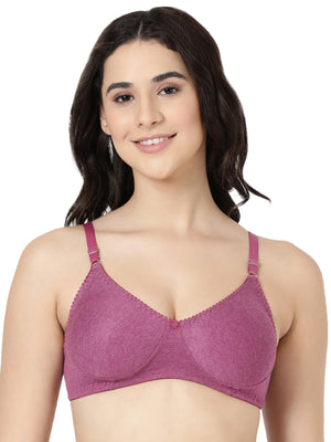 Buy_Blossom_Victorious_Bra_Knitted_t-shirt_cotton_polyester_wine_melange_