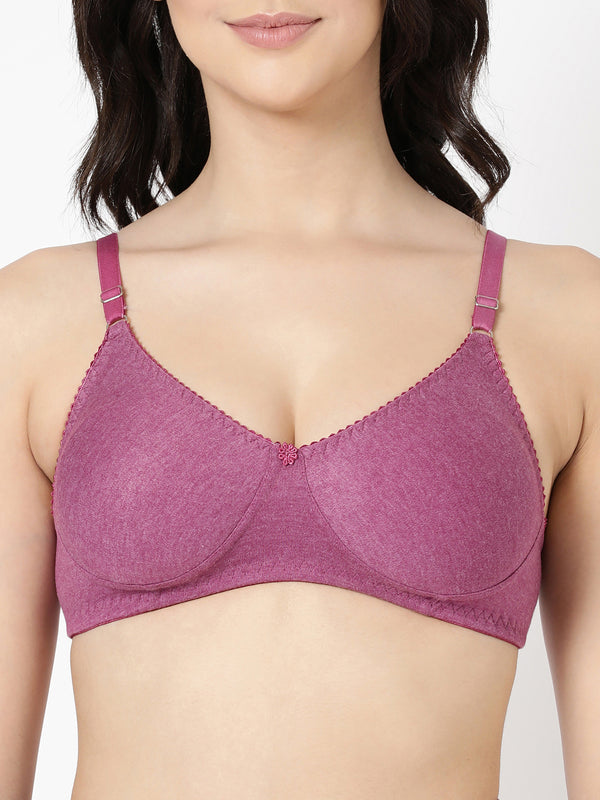 Buy_Blossom_Victorious_Bra_Knitted_t-shirt_cotton_polyester_wine_melange_