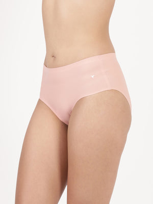 Buy_Blossom_bonded panty_hipster_lightweight_polyamide_high waist_cotton gusset lining_tan rose_1pack