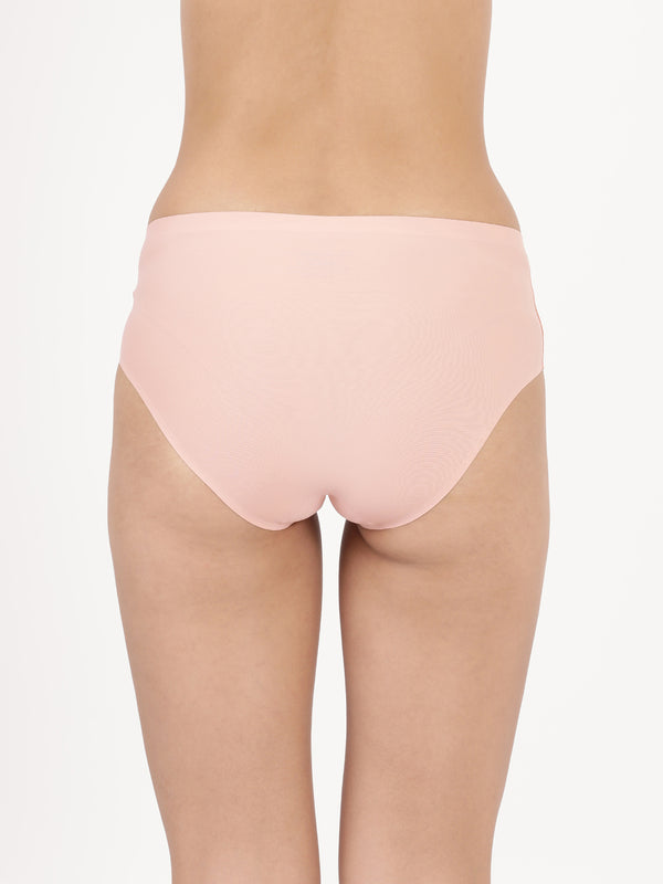 Buy_Blossom_bonded panty_hipster_lightweight_polyamide_high waist_cotton gusset lining_tan rose_1pack