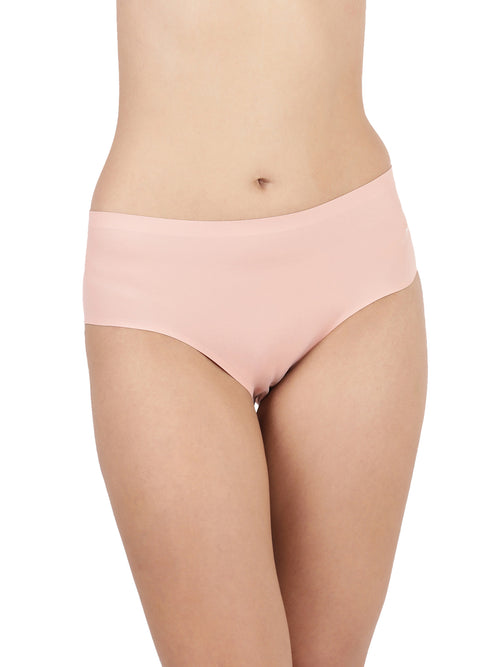 Buy_Blossom_bonded panty_hipster_lightweight_polyamide_high waist_cotton gusset lining_tan rose_1pack
