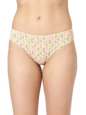 Buy_Blossom_cotton_Panty_Hipster_low rise_concealed Elastic _bikini_waistband_plain and print_assorted Panty_3Pack