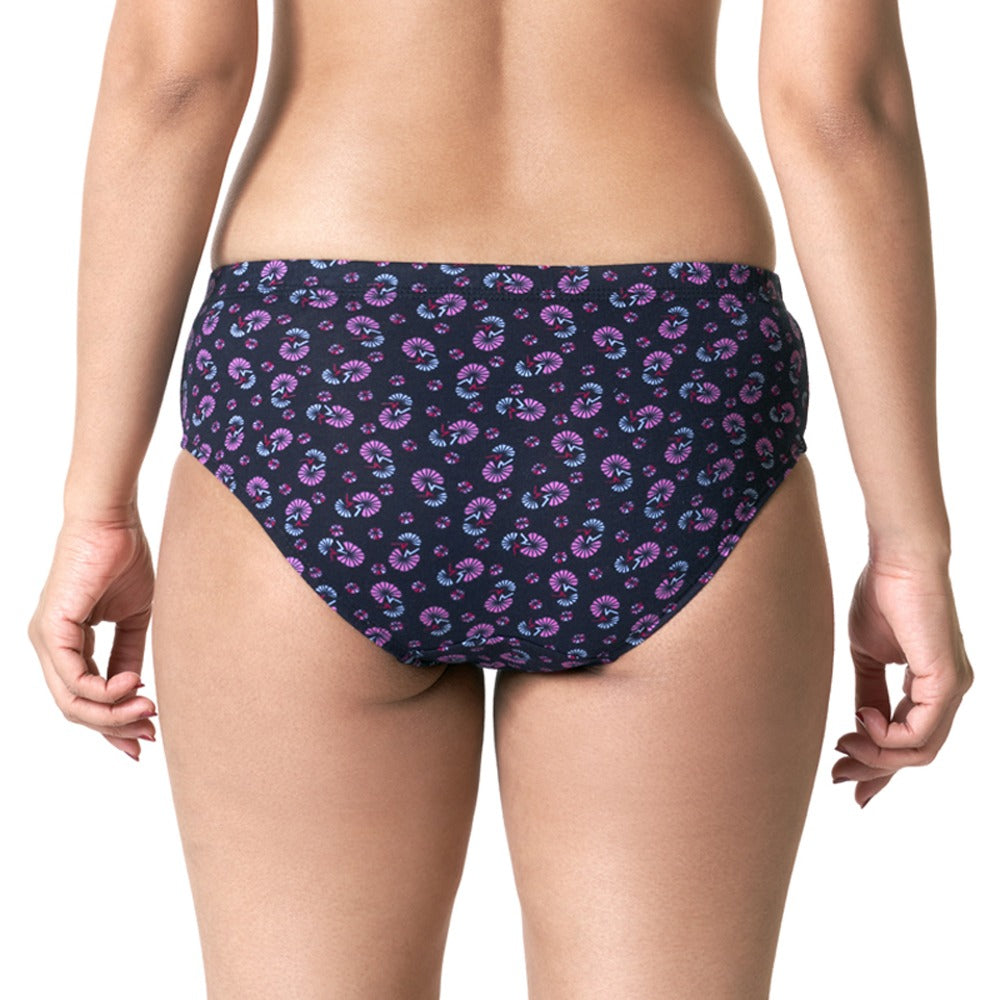 Buy_Blossom_cotton_Panty_Hipster_mid rise_ concealed Inner Elastic_ample_coverage_printed and plain_assorted Panty_5Pack