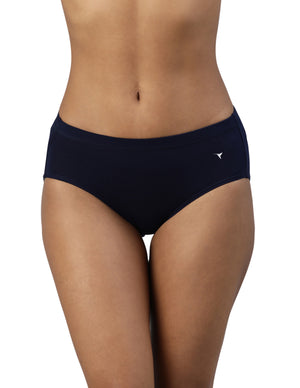 Buy_Blossom_cotton_Panty_Hipster_mid rise_concealed_ Elastic_full coverage_Plain and print assorted Panty_5Pack