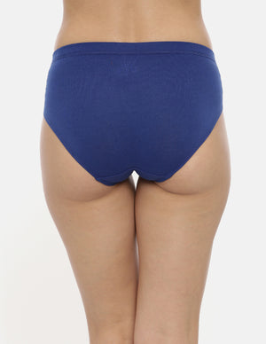 Buy_Blossom_cotton_Panty_Hipster_mid rise_concealed_ Elastic_full coverage_Plain and print assorted Panty_5Pack
