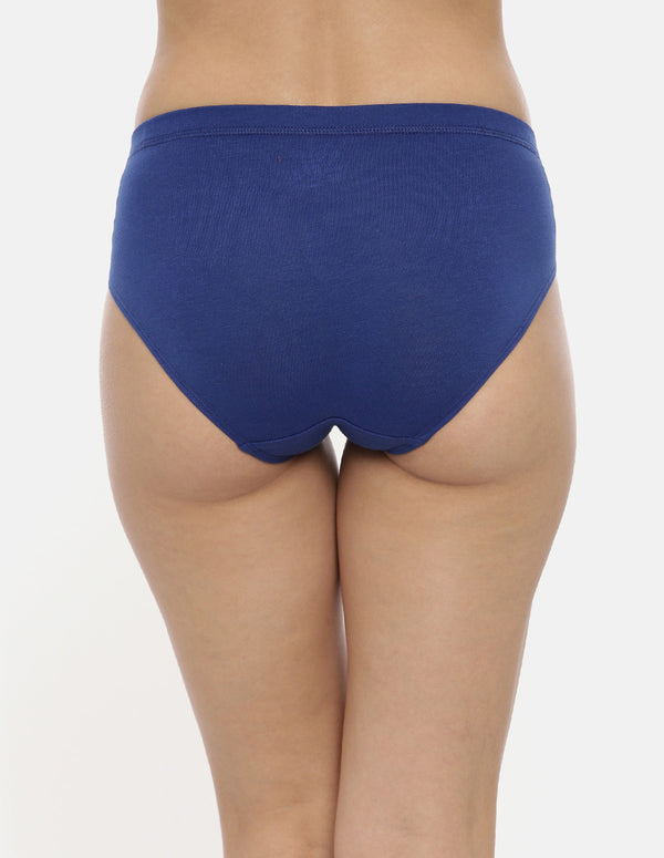 Buy_Blossom_cotton_Panty_Hipster_mid rise_concealed_ Elastic_full coverage_Plain and print assorted Panty_5Pack