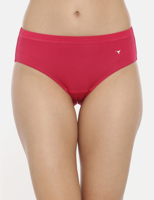 Buy_Blossom_cotton_Panty_Hipster_mid rise_concealed_ Elastic_full coverage_Plain and print assorted Panty_5Pack