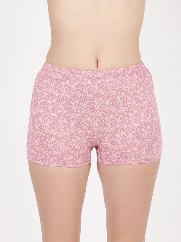 Buy_Blossom_full coverage_cotton_Panty_Boy short_mid rise_concealed Elastic waistbands_printed_assorted Panty_3Pack