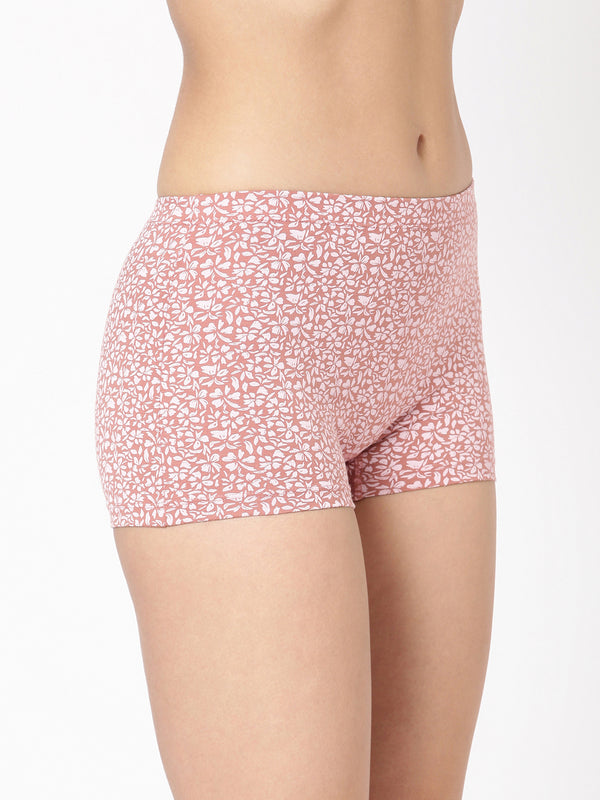 Buy_Blossom_full coverage_cotton_Panty_boy short_mid rise_concealed Inner Elastic_assorted printed Panty_2Pack