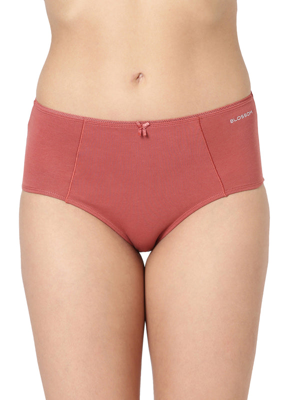 Buy_Blossom_full coverage_lightweight_Panty_cotton_high waist_concealed Inner Elastic_assorted Panty_2Pack