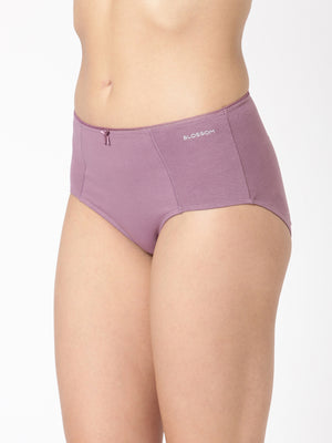 Buy_Blossom_full coverage_lightweight_Panty_cotton_high waist_concealed Inner Elastic_assorted Panty_2Pack