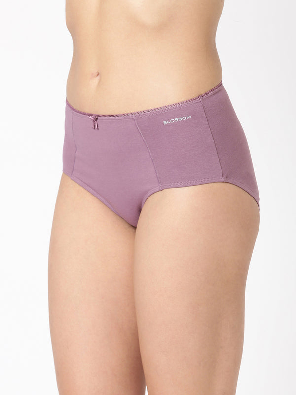 Buy_Blossom_full coverage_lightweight_Panty_cotton_high waist_concealed Inner Elastic_assorted Panty_2Pack