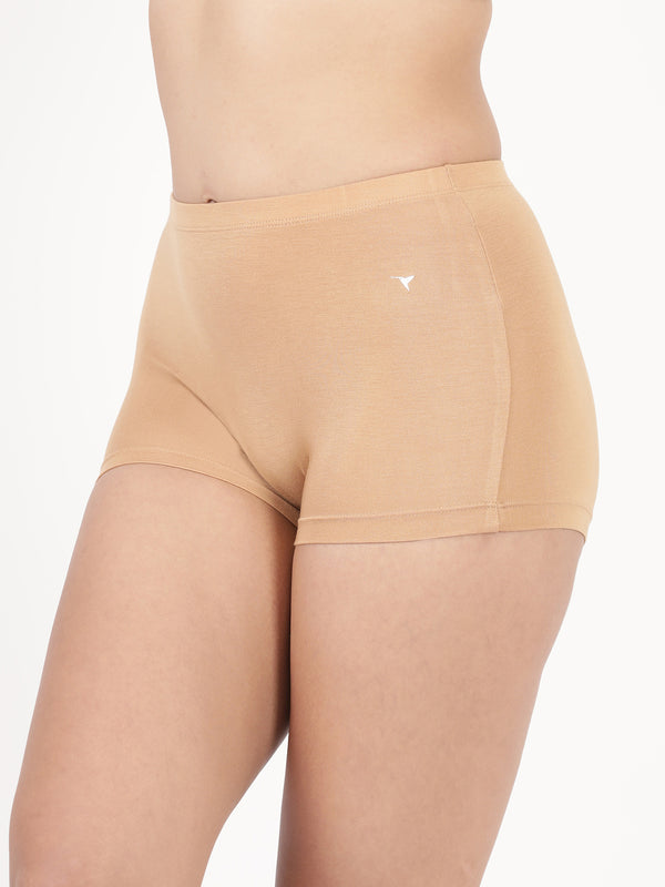 Buy_Blossom_full coverage_modal_Panty_boy short_mid rise_concealed Inner Elastic_assorted Panty_2Pack