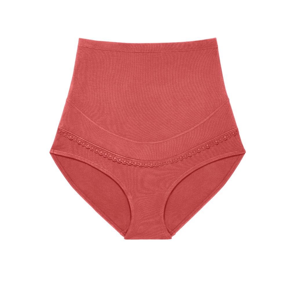 Buy_Blossom_soft_modal_Panty_free waistband_lace_full back coverage_mid rise_low waist_assorted Panty_2Pack