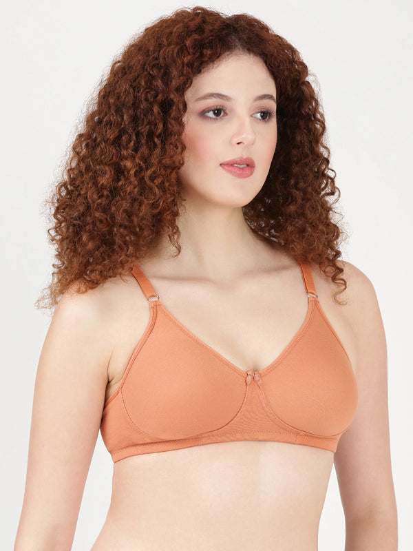 Buy_Blossom_tshirt_Bra_Lara_molded_bra_single_layered_bra_cotton_polyester_Mud