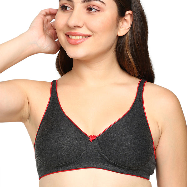 Buy_Blossom_tshirt_bra_Brilliant_cotton_polyester_non-padded_moulded_cups_Charcoal-Melange