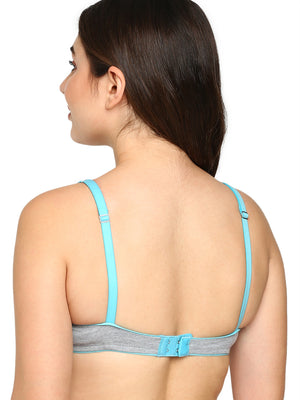 Buy_Blossom_tshirt_bra_Brilliant_cotton_polyester_non-padded_moulded_cups_Grey
