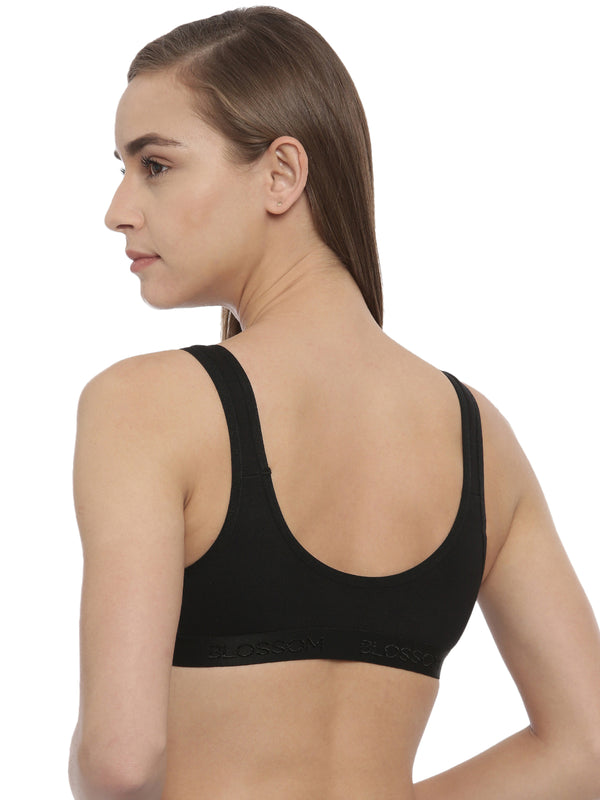 Buy_Blosson_Sporty_Bra_slip_on_knitted_combo_black_