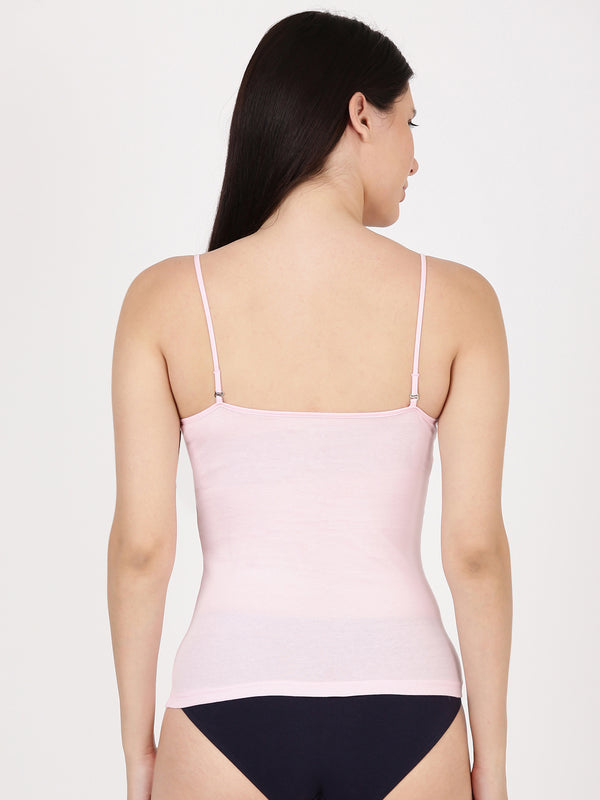 Comfort Slip - Women's Cotton Camisole With Adjustable Straps