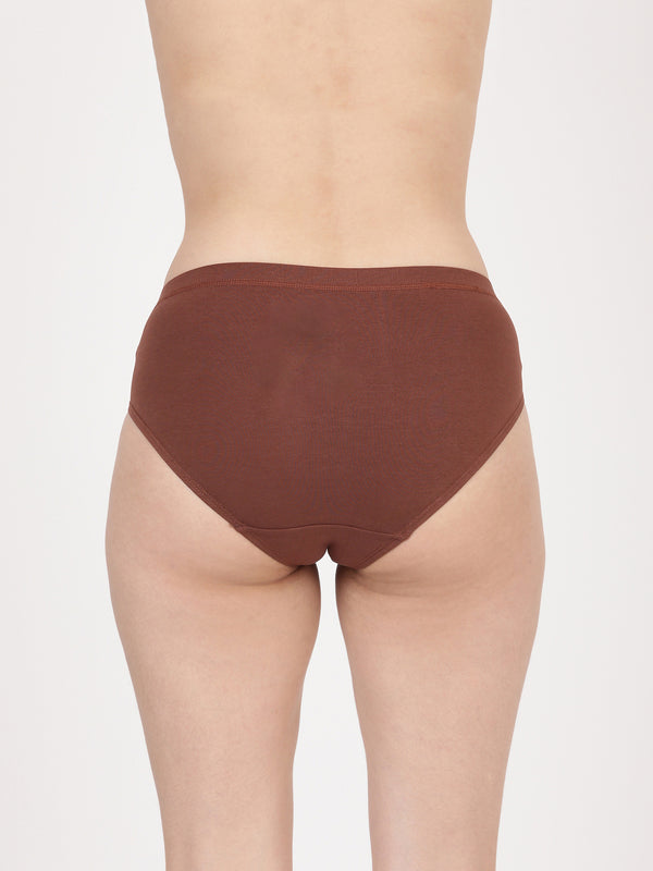 Comfy Panty - Stretchable  Panty With Full Coverage And Concealed Elastic _Pack of 3
