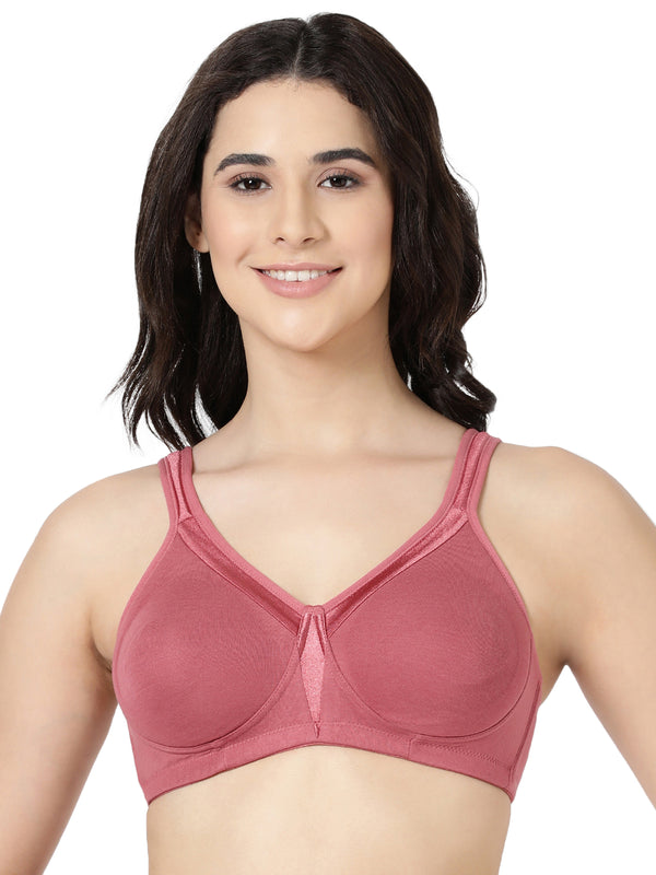 Cover And Hold - Moulded Bra For Heavy Bust With Nipple Concealer