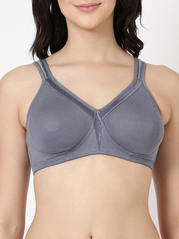 Cover And Hold - Moulded Bra For Heavy Bust With Nipple Concealer