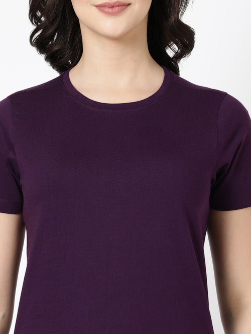 Crew Neck Tee - 100% Cotton Relax Fit Casual Wear