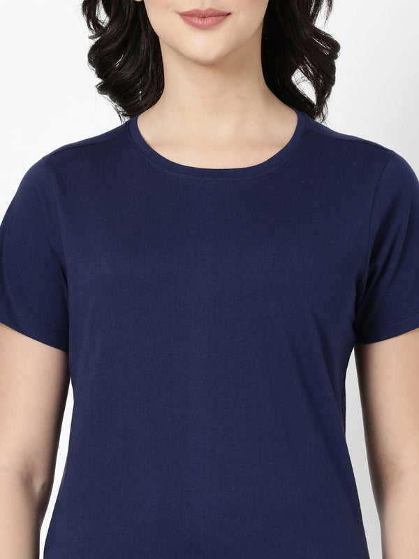 Crew Neck Tee - 100% Cotton Relax Fit Casual Wear